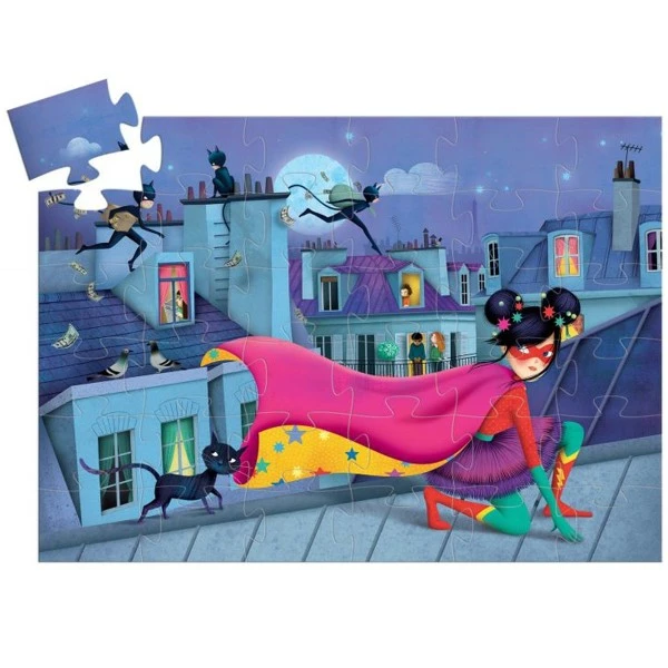 Offres ✔️ Kit Puzzle Puzzle Djeco - Super Star - 36 Pcs 🤩 – Image 2