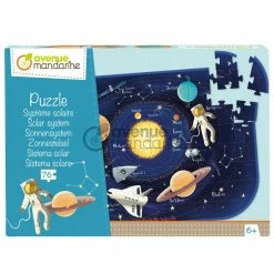 Vente flash 🎁 Avenue Mandarine Kit Puzzle Puzzle éducatif - Système Solaire - 76 Pcs 🧨