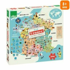 Meilleur prix 🔥 Vilac Puzzle Pour Enfants - Carte De France - 300 Pcs 🛒