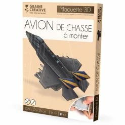 Bon marché ⌛ Graine Créative Puzzle 3D Maquette - Avion F35 - 25,5 X 17 X 13 Cm - 34 Pcs 🌟