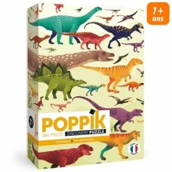 Promo 😍 Puzzle Pour Enfant Puzzle Découverte Poppik - Dinosaures - 280 Pcs ❤️
