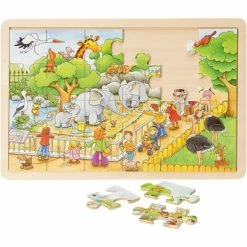 Vente flash 👍 Creativ Company Puzzle Pour Enfant Zoo De Puzzle En Bois 1 Pc 🧨