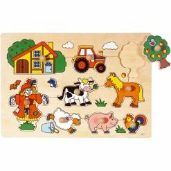 Coupon ⌛ Creativ Company Puzzle Pour Enfant Puzzle En Bois Avec Bouton 1 Pc ❤️