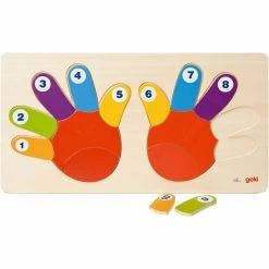 Tout neuf 🔥 Creativ Company Puzzle Pour Enfant Puzzle En Bois Avec Chiffres 1 Pc 💯