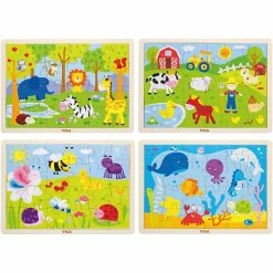 Les meilleures critiques de 😍 Creativ Company Puzzle Pour Enfant Puzzle En Bois Des Saisons 4 Pcs/ 1 Pq. ❤️