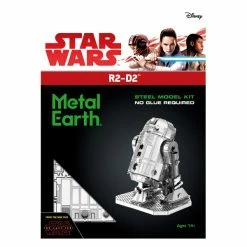 Budget 👏 Jeux Créatifs De Plus De 10 Ans Kit Maquette Star Wars - Metal Earth - R2-D2 😍