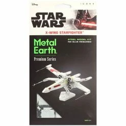 Meilleure affaire 👏 Kit Maquettes Métal Kit Maquette Star Wars - Metal Earth Premium - X-wing - 11,6 X 13,5 X 5,4 Cm 🌟