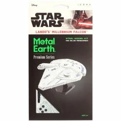 Le moins cher 👍 Kit Maquettes Métal Kit Maquette Star Wars - Metal Earth Premium - Falcon Millenium - 11 X 7,3 X 5,6 Cm 🌟