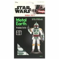 Remise 👏 Kit Maquettes Métal Kit Maquette Star Wars - Metal Earth Premium - Boba Fett - 8,1 X 10,4 X 18,2 Cm ❤️