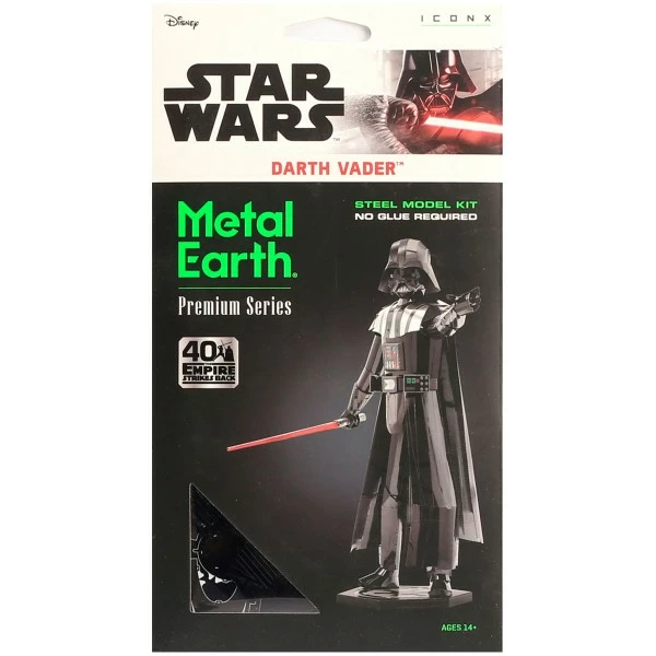 Promo ⭐ Kit Maquettes Métal Kit Maquette Star Wars - Metal Earth Premium - Dark Vador - 13,5 X 22 X 2 Cm 😀