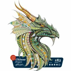 Tout neuf 😍 Kit Puzzle Wizardi Puzzle En Bois Dragon Chinois ADPZ010 ✨