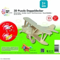 Les meilleures critiques de 👍 Marabu Puzzle 3D En Bois à Monter - Avion - 25 Pcs 😉