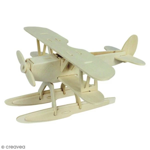 Acheter 😀 Marabu Puzzle 3D En Bois à Monter - Hydravion - 28 Pcs 😀 – Image 2