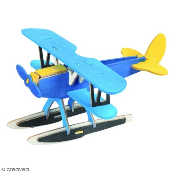 Acheter 😀 Marabu Puzzle 3D En Bois à Monter - Hydravion - 28 Pcs 😀 – Image 3