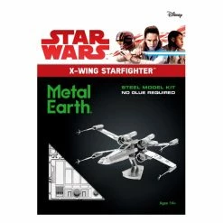 Meilleur prix 😉 Jeux Créatifs De Plus De 10 Ans Kit Maquette Star Wars - Metal Earth - X-wing ❤️
