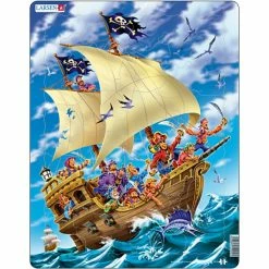 Tout neuf 👍 Creativ Company Puzzle Pour Enfant Puzzle - Bâteau De Pirate 🎁