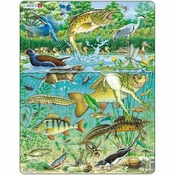 De gros 🌟 Creativ Company Puzzle Pour Enfant Puzzle - L'étang 🔔