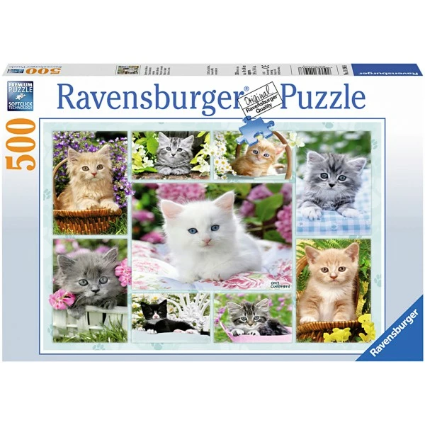 Les meilleures critiques de 🔥 Creativ Company Puzzle Pour Enfant Puzzle - Chatons - 500 Pcs 💯