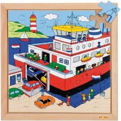 De gros ⭐ Creativ Company Puzzle Pour Enfant Puzzle En Bois - Le Ferry - 36 Pcs 😀
