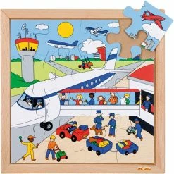 Coupon 🥰 Creativ Company Puzzle Pour Enfant Puzzle En Bois - L'avion - 16 Pcs 🤩
