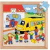 Promo 🥰 Creativ Company Puzzle Pour Enfant Puzzle En Bois - Le Train - 25 Pcs 🥰