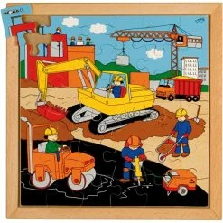 Budget 😀 Creativ Company Puzzle Pour Enfant Puzzle En Bois - Le Chantier - 36 Pcs 😉