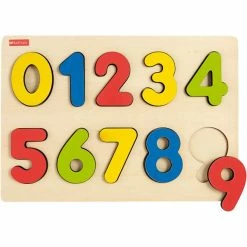 Vente flash 😍 Creativ Company Puzzle Pour Enfant Numéro De Puzzle En Bois Nathan 1 Pc 😀