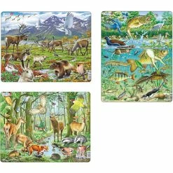 Acheter 🌟 Creativ Company Puzzle Pour Enfant Puzzle - Nature - 3 Pcs 🤩