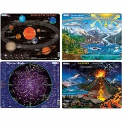 Sortie 😍 Creativ Company Puzzle Pour Enfant Univers Des Casse-tête 4 Pcs/ 1 Pq. 🎁