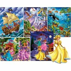 Promo ❤️ Creativ Company Puzzle Pour Enfant Aventure De Casse-tête 5 Pcs/ 1 Pq. 😍