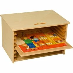 Nouveau ✔️ Creativ Company Puzzle Pour Enfant Étagère Puzzle Pour 8 Jeux 1 Pc 🧨