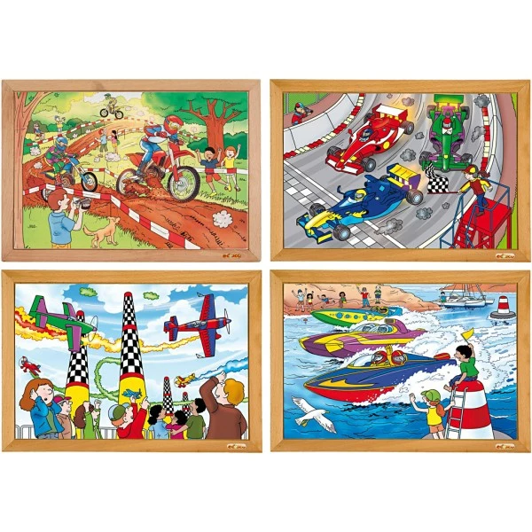 Les meilleures critiques de 😀 Creativ Company Puzzle Pour Enfant Puzzle - Sports Mécaniques - 4 Pcs 🥰