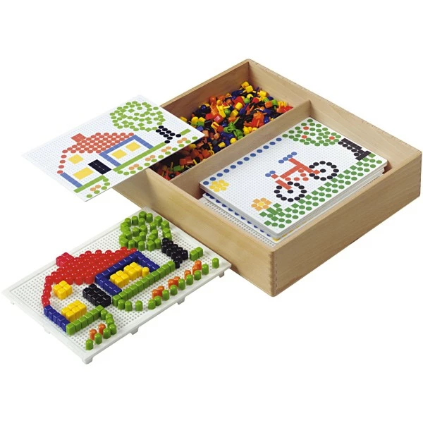 Tout neuf 🎁 Creativ Company Puzzle Pour Enfant Pindemosaik 1 Set 👍
