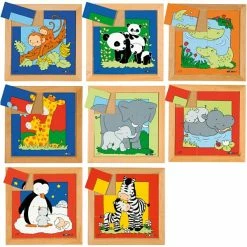 Sortie ✔️ Creativ Company Puzzle Pour Enfant Puzzle Animal Mère Et Enfants 8 Pcs/ 1 Set ⭐
