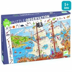 Tout neuf 👍 Puzzle Pour Enfant Puzzle Djeco - Les Pirates ⭐