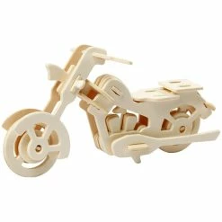 Bon marché 🎉 Creativ Company Puzzle 3D En Bois à Monter - Moto Vintage - 19 X 9 X 9 Cm 👍