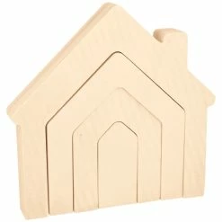 Top 10 😉 Artemio Puzzle à Peindre Puzzle En Bois - Maison - 17,5 X 17,5 Cm - 4 Pcs ⭐