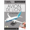 Nouveau 🌟 Graine Créative Puzzle 3D Maquette - Avion De Ligne - 28,2 X 26,6 X 13,7 Cm 👍